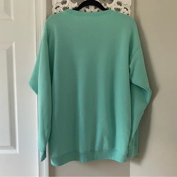 PINK Victoria's Secret Y2K Crewneck Sweatshirt Oversized Athleisure Comfy Sz S - Picture 6 of 6